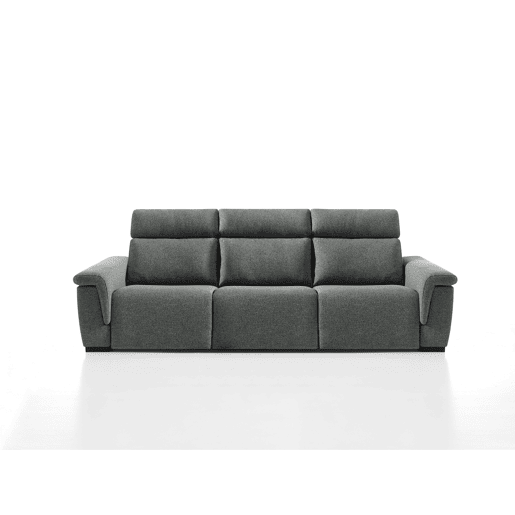Sofá 4 lugares relax elétrico ADRIA II cor cinza escuro