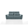 Sofá 3 lugares XL relax elétrico ADRIA II cor azul