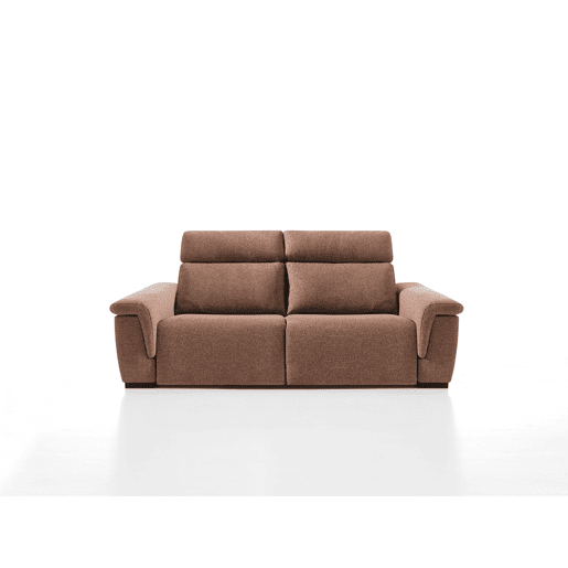Sofá 3 lugares XL relax elétrico ADRIA II cor terracota