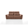 Sofá 3 lugares XL relax elétrico ADRIA II cor terracota