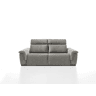 Sofá 3 lugares XL relax elétrico ADRIA II cor cinza