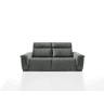 Sofá 3 lugares XL relax elétrico ADRIA II cor cinza escuro
