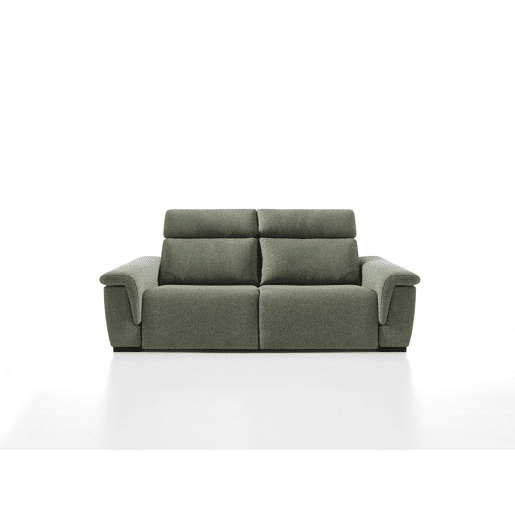 Sofá 3 lugares XL relax elétrico ADRIA II cor verde