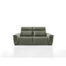 Sofá 3 lugares XL relax elétrico ADRIA II cor verde