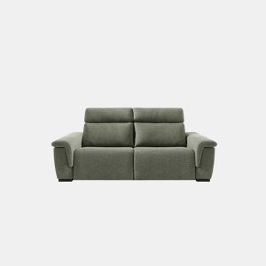 Sofá 3 lugares XL relax elétrico ADRIA II cor verde