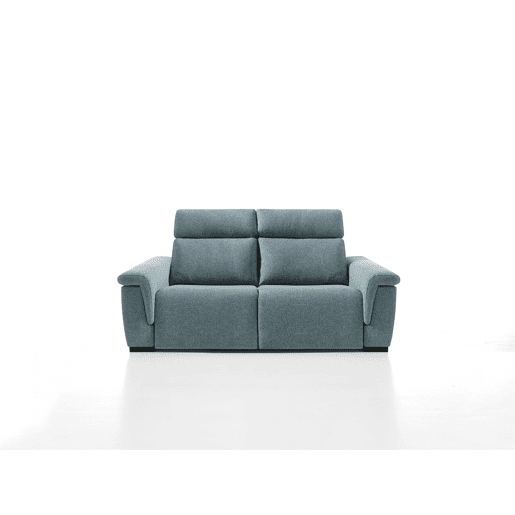 Sofá 3 lugares L relax elétrico ADRIA II cor azul