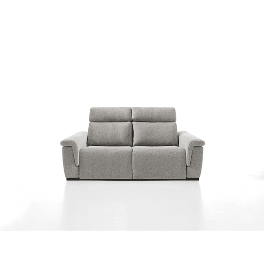 Sofá 3 lugares L relax elétrico ADRIA II cor cinza claro