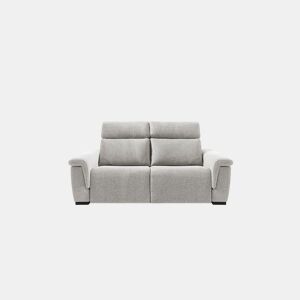 Sofá 3 lugares L relax elétrico ADRIA II cor branco