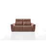 Sofá 3 lugares L relax elétrico ADRIA II cor terracota