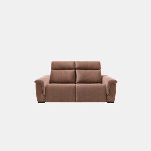 Sofá 3 lugares L relax elétrico ADRIA II cor terracota
