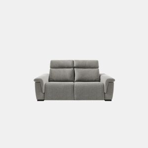 Sofá 3 lugares L relax elétrico ADRIA II cor cinza