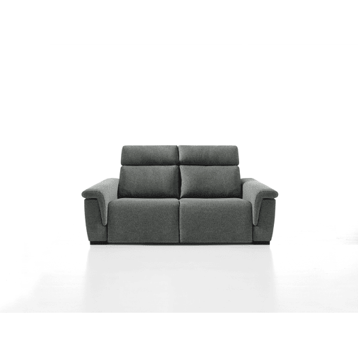 Sofá 3 lugares L relax elétrico ADRIA II cor cinza escuro