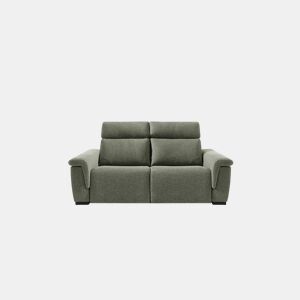 Sofá 3 lugares L relax elétrico ADRIA II cor verde