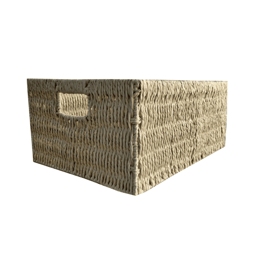 Cesto fibra vegetal HANA L 18x40,5x29cm