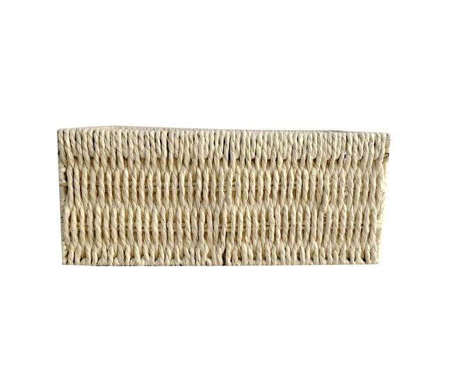 Cesta fibra vegetal hana s 13x30,5x19cm