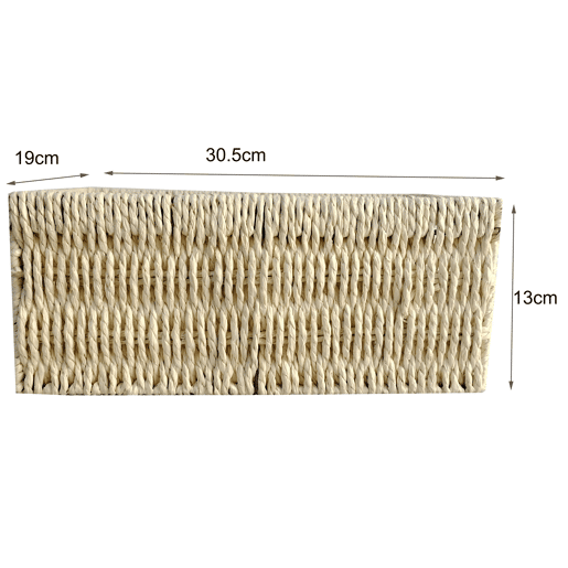 Cesto fibra vegetal HANA S 13x30,5x19cm Cesto fibra vegetal HANA S 13x30,5x19cm
