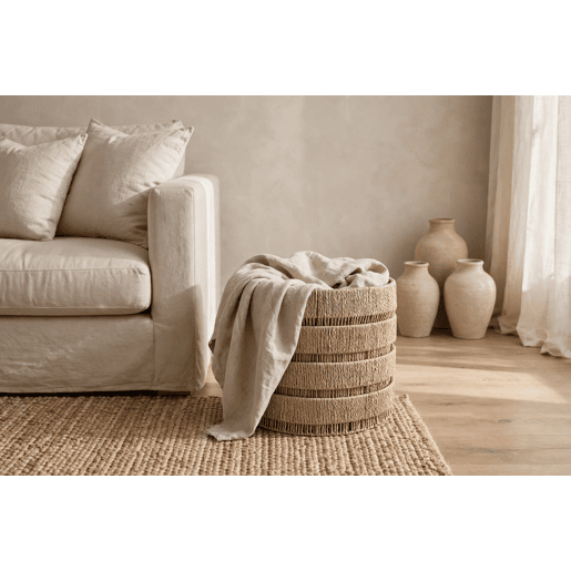 Cesto fibra vegetal KAIA L 33x38x38cm