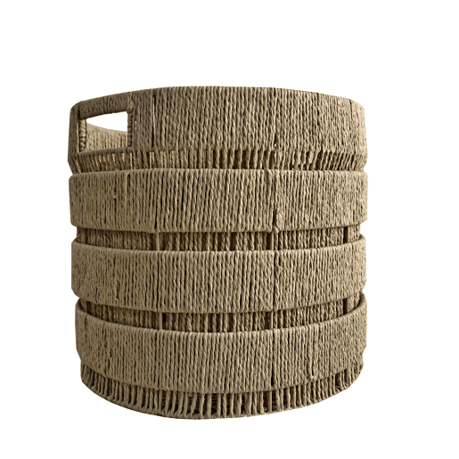 Cesto fibra vegetal KAIA L 33x38x38cm
