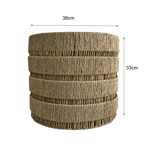 Cesto fibra vegetal KAIA L 33x38x38cm