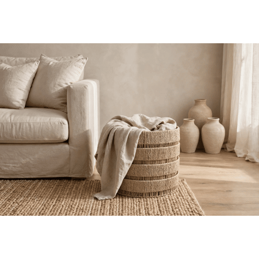 Cesto fibra vegetal KAIA M 30x33x33cm Cesto fibra vegetal KAIA M 30x33x33cm