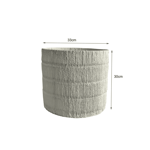 Cesto fibra vegetal ROMA M 30x33x33cm