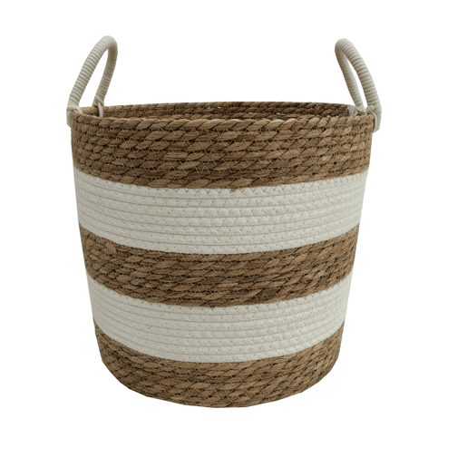 Cesto fibra vegetal EIDER L 38x34x34cm