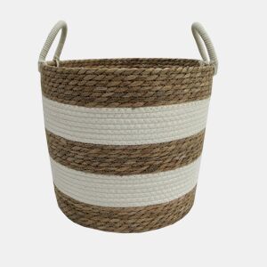 Cesto fibra vegetal EIDER L 38x34x34cm