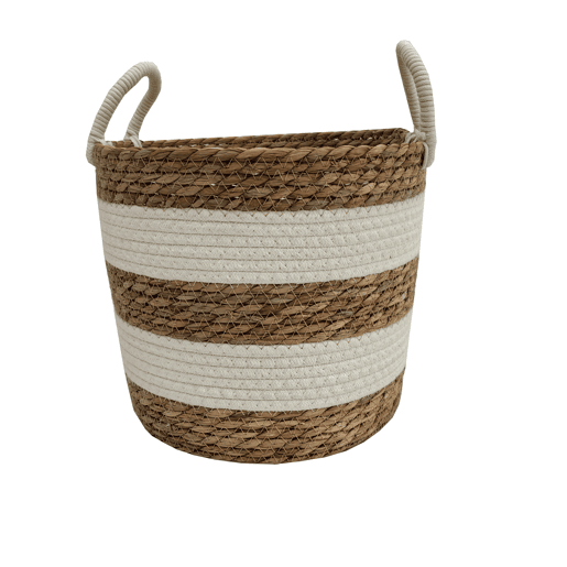 Cesto fibra vegetal EIDER M 33x29x29cm