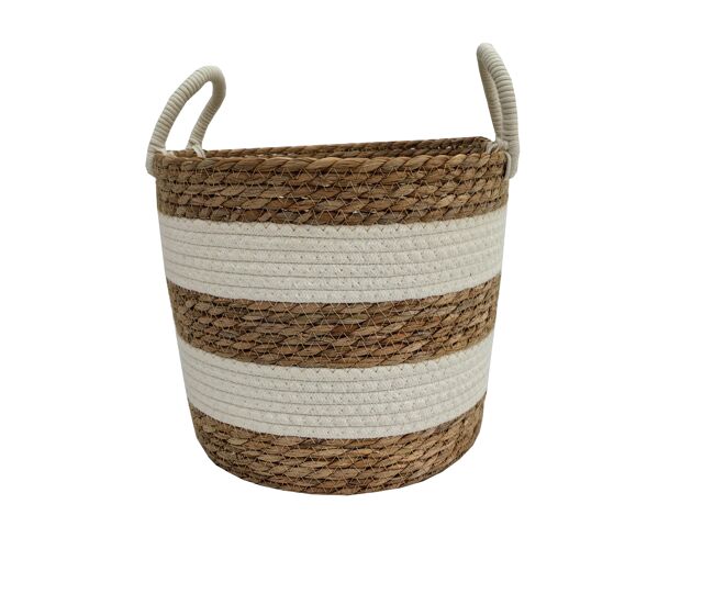 Cesta fibra vegetal eider m 33x29x29cm