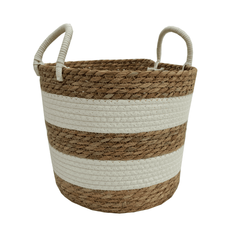 Cesto fibra vegetal EIDER M 33x29x29cm