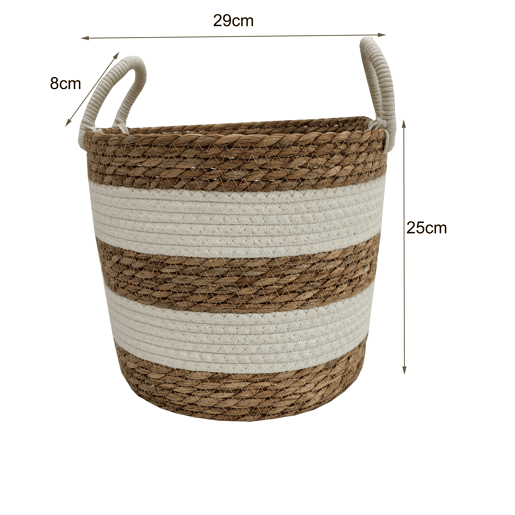 Cesto fibra vegetal EIDER M 33x29x29cm Cesto fibra vegetal EIDER M 33x29x29cm