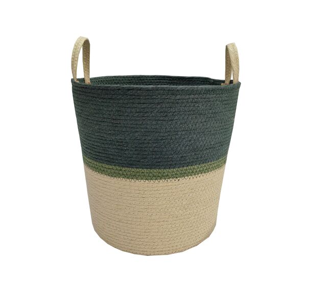 Cesta fibra vegetal grace 41x35x35cm