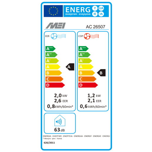Ar condicionado portátil MEI AC 26507 7.000 BTU Ar condicionado portátil MEI AC 26507 7.000 BTU