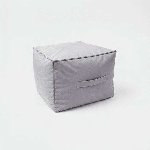 Puff para interior e exterior CUBO 50x50x40cm cor cinza Puff para interior e exterior CUBO 50x50x40cm cor cinza