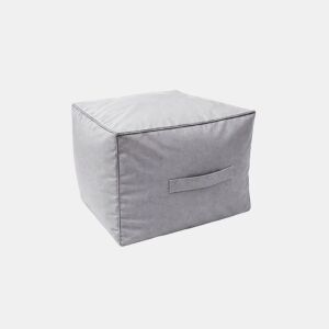 Puff para interior e exterior CUBO 50x50x40cm cor cinza
