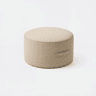 Puff para interior e exterior REDONDO 30x50x50cm cor bege