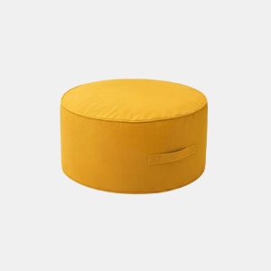 Puff para interior e exterior REDONDO 30x50x50cm cor cinza