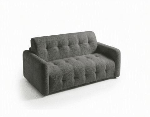 Sofá cama de 2 lugares NEO cor cinza escuro
