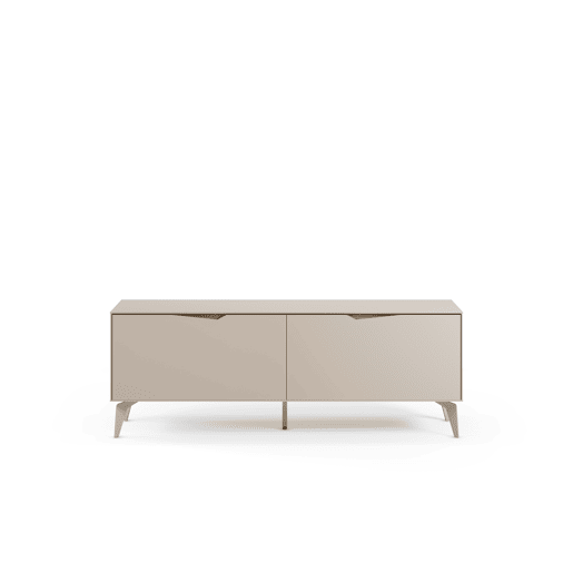 Móvel de TV DIZAN 150cm 2 portas cor creme