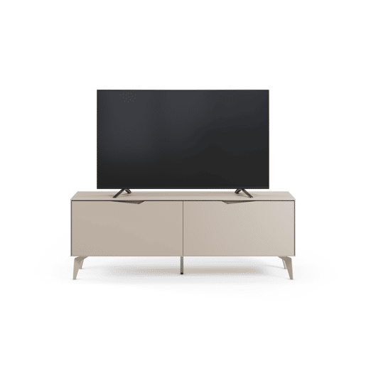 Móvel de TV DIZAN 150cm 2 portas cor creme