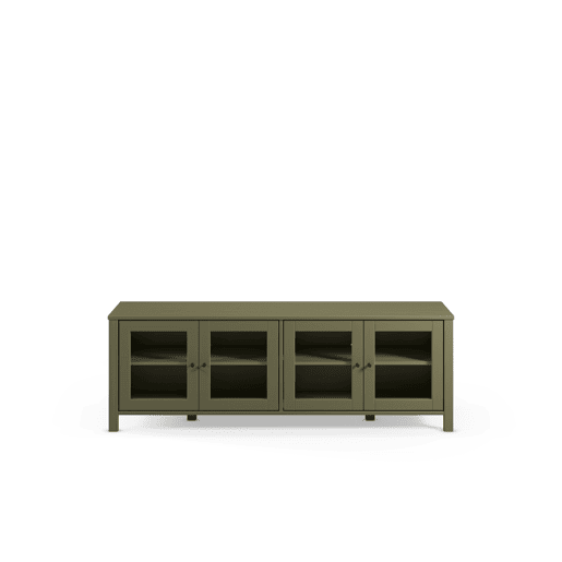 Móvel de TV SIRIO 150cm 4 portas cor verde