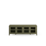 Móvel de TV SIRIO 150cm 4 portas cor verde