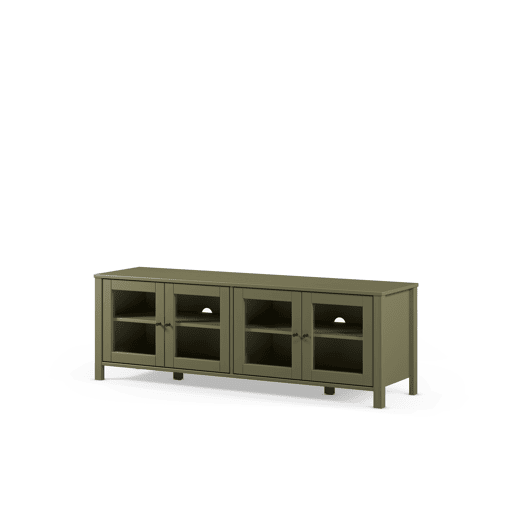 Móvel de TV SIRIO 150cm 4 portas cor verde