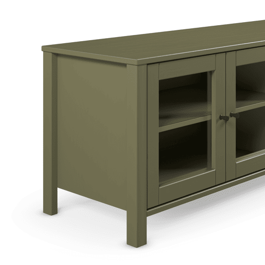 Móvel de TV SIRIO 150cm 4 portas cor verde