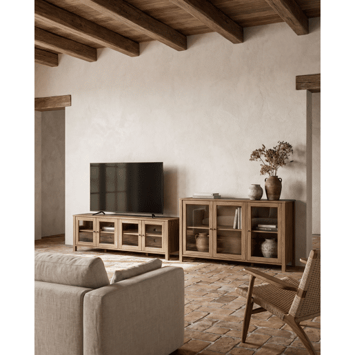 Móvel de TV SIRIO em pinho 150cm com 4 portas