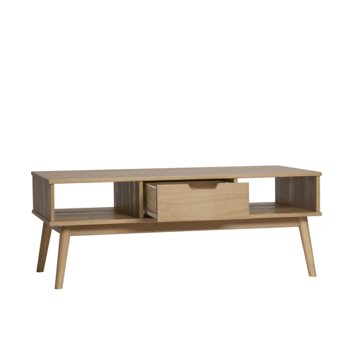 Mesa de centro com gaveta VITA carvalho