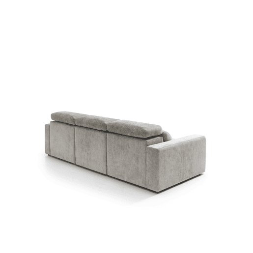 Sofá 4 lugares XL MONTBLANC cor cinza claro