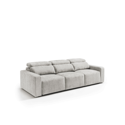 Sofá 4 lugares XL MONTBLANC cor branco