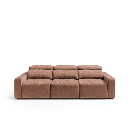 Sofá 4 lugares XL MONTBLANC cor terracota