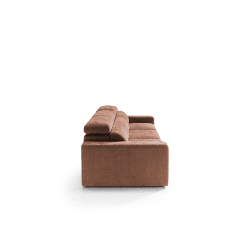 Sofá 4 lugares XL MONTBLANC cor terracota